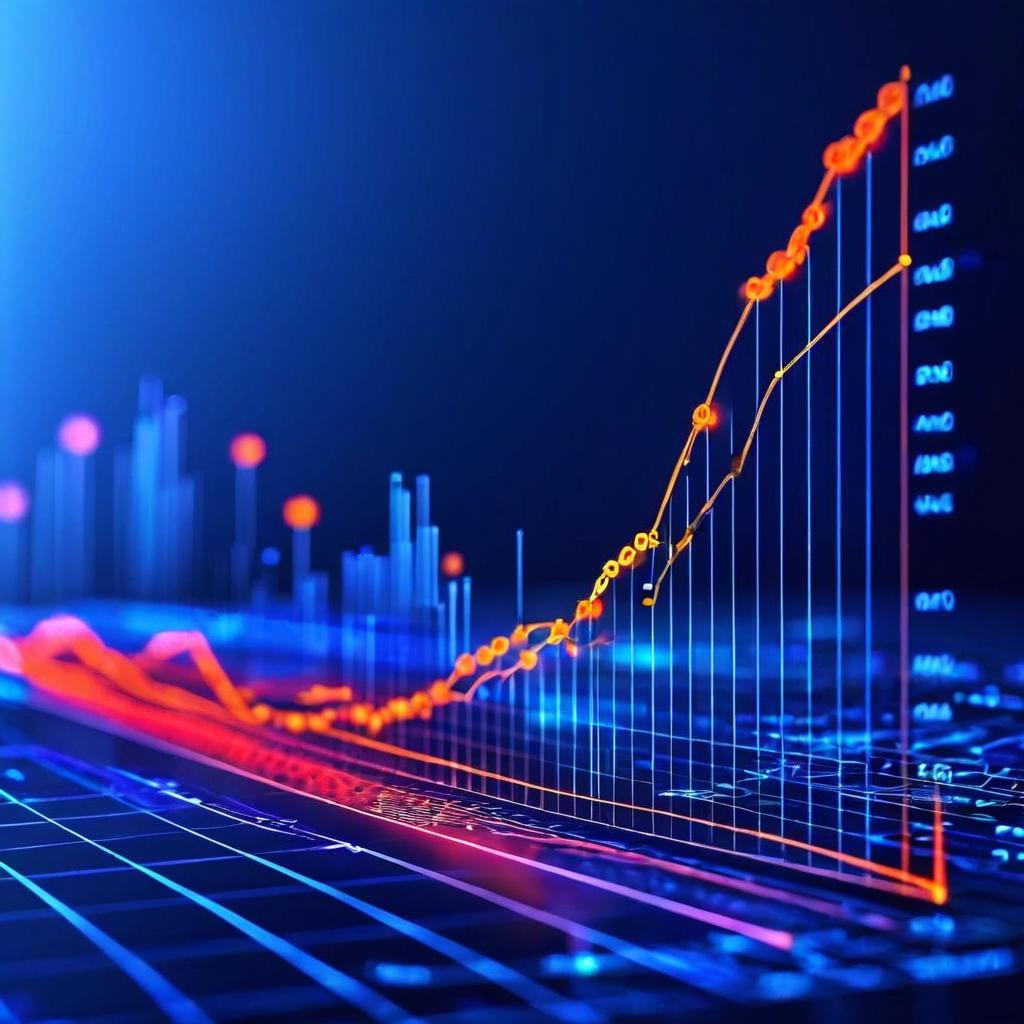 고객 생애 가치(LTV) 상승 곡선이 상대적으로 완만한 사용자 획득 비용(UAC) 선을 크게 앞지르는 모습을 배경의 분석 공식과 함께 보여주는 경제 그래프입니다.