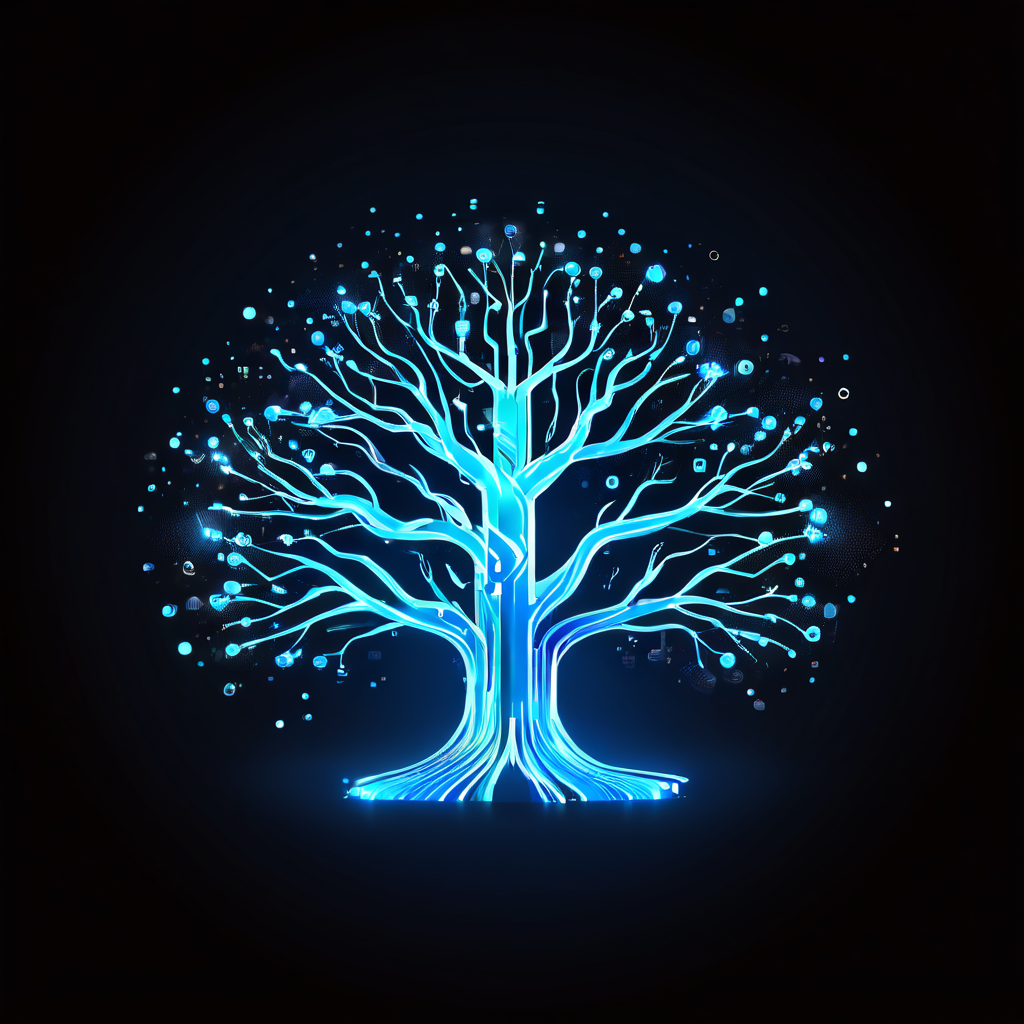 빅데이터의 세 가지 핵심 속성인 속도, 규모, 다양성을 각각의 아이콘과 함께 세 갈래로 나뉘는 빛나는 데이터 흐름으로 표현한 현대적인 기술 인포그래픽입니다.