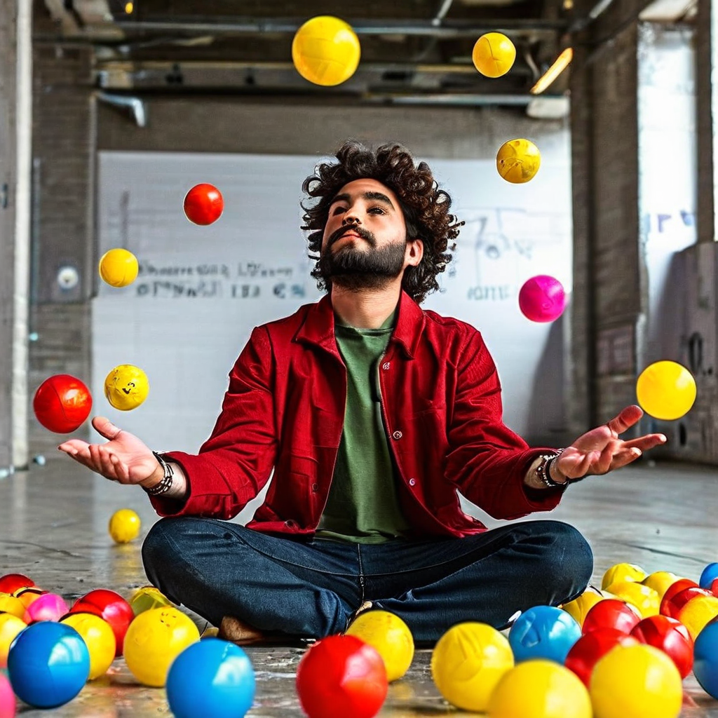 화면을 4개로 나누어 동시에 이용할 때의 작동 방식